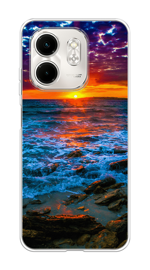 

Чехол на Infinix Smart 9/Hot 50i Закат 1, Оранжевый;синий, 3106750-1