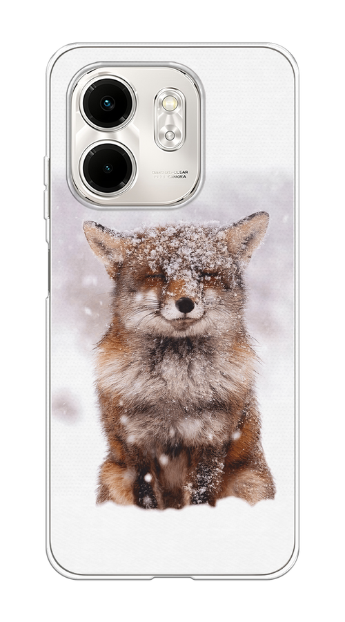 

Чехол на Infinix Smart 9/Hot 50i Зимняя лиса, Белый;серый;коричневый, 3106750-1