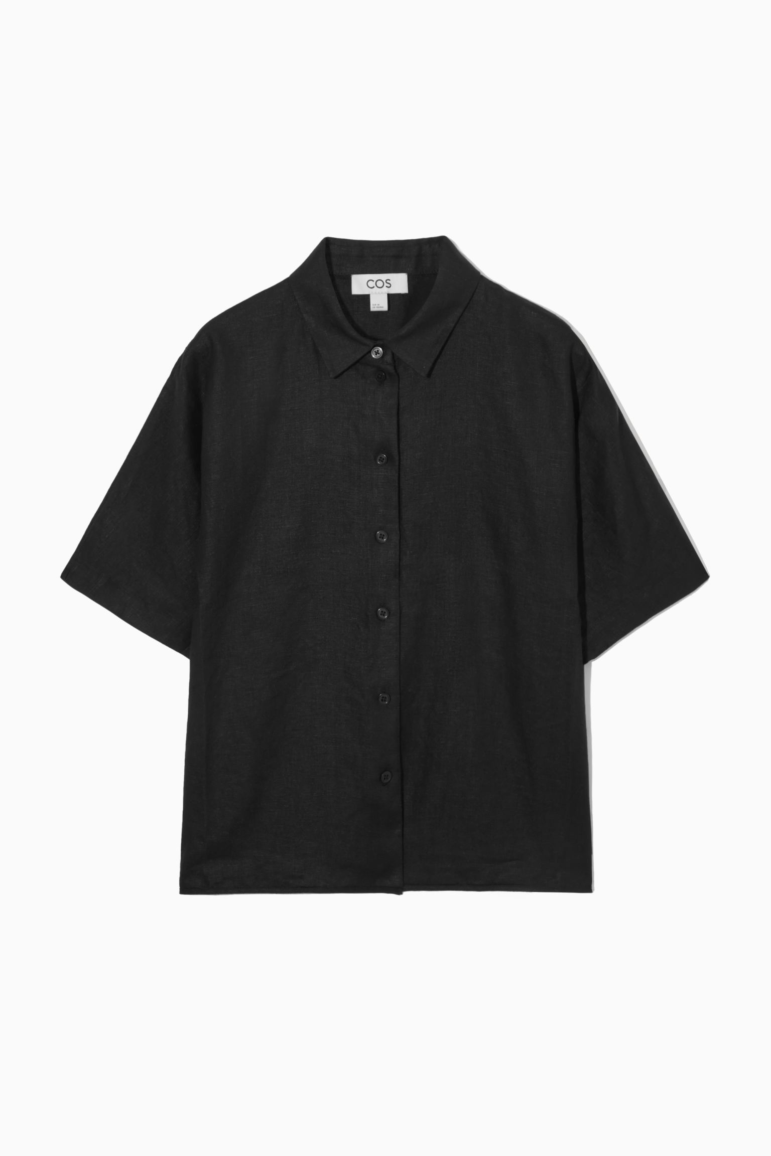 Рубашка женская COS 1163843001 черная 38 EU (доставка из-за рубежа)