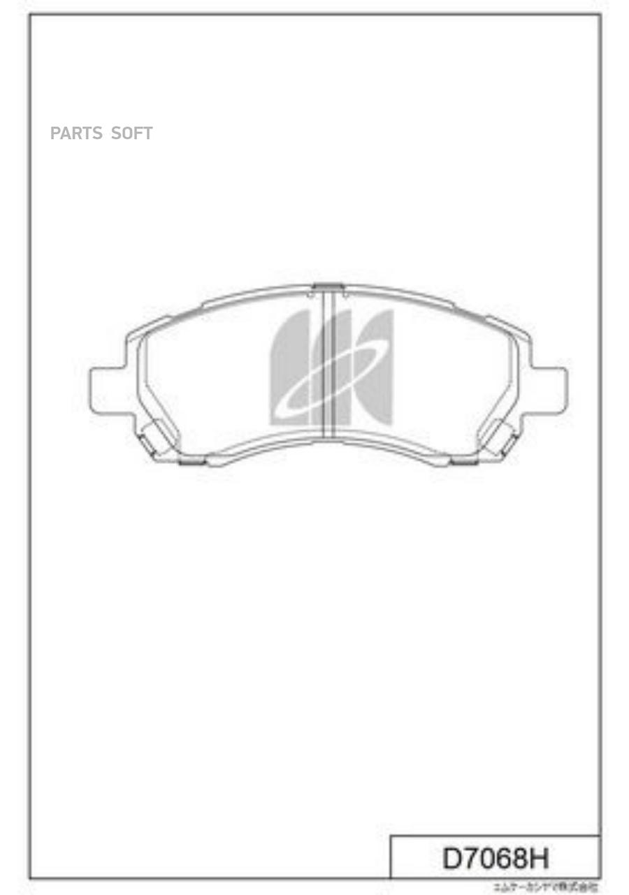 

Колодки Subaru Legacy 1.8,2.0L Kashiyama D7068H