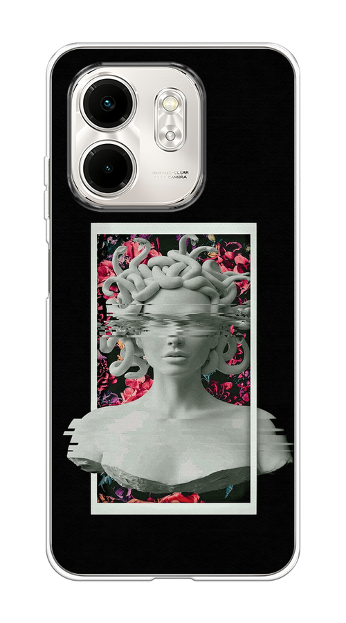 

Чехол на Infinix Smart 9/Hot 50i Web Punk Медуза Горгона, Черный;серый, 3106750-1