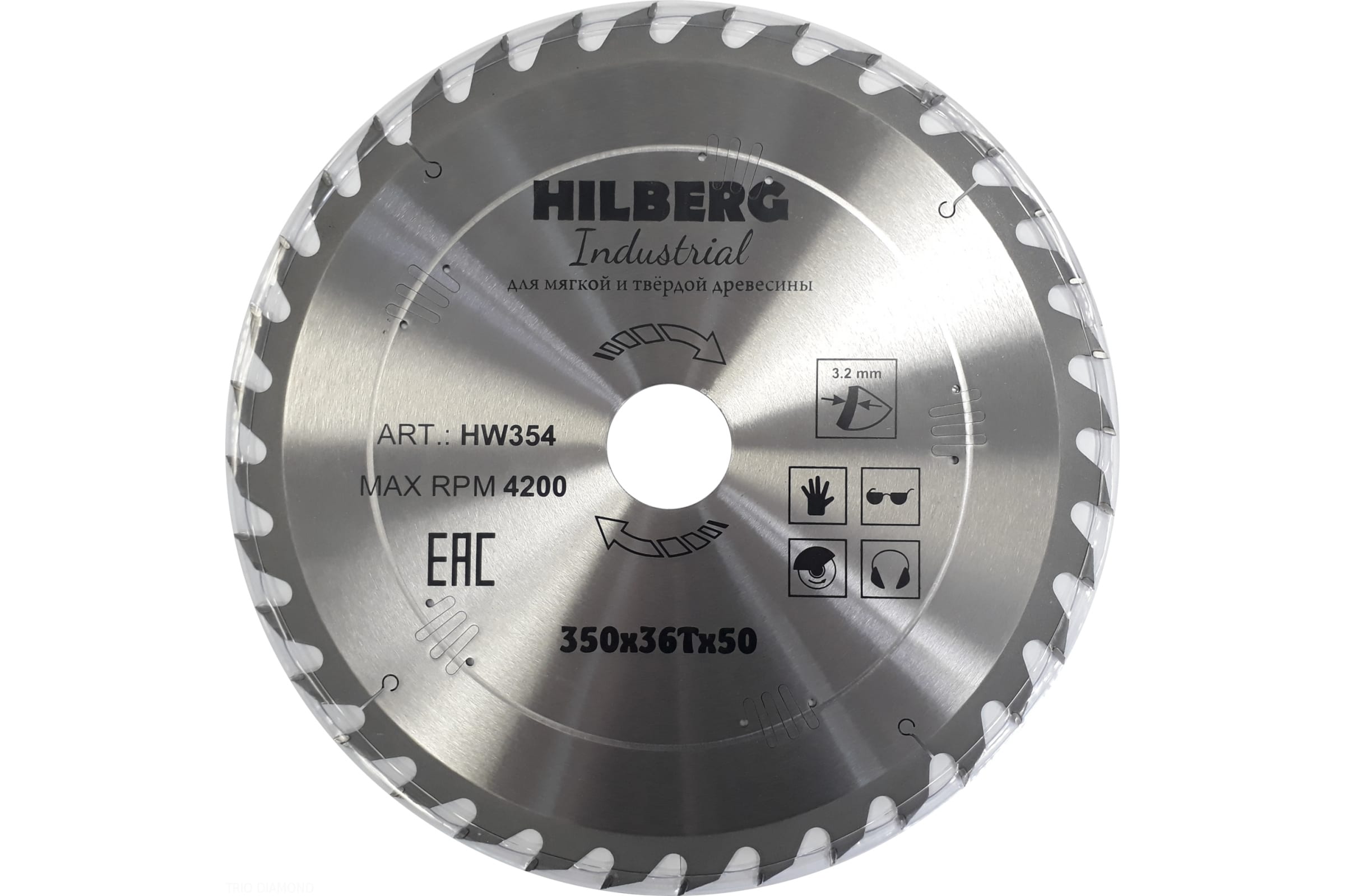 

Hilberg Диск пильныйIndustrial Дерево 3505036Т HW354