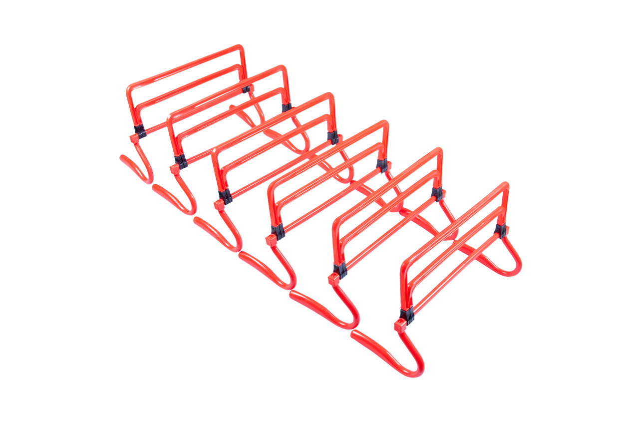 Тренировочные барьеры Speedise AKS14, 6 штук, красные