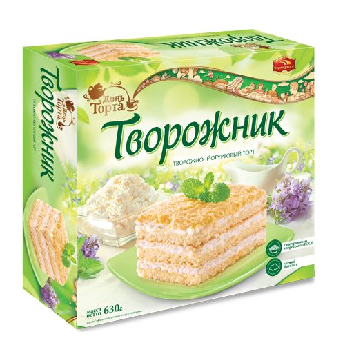 

Торт "Творожник" йогуртовая начинка 630г