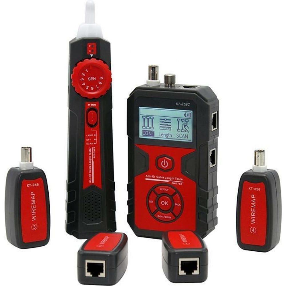 

Кабельный LAN-тестер с PoE КВТ KT 858C PROLINE 86210