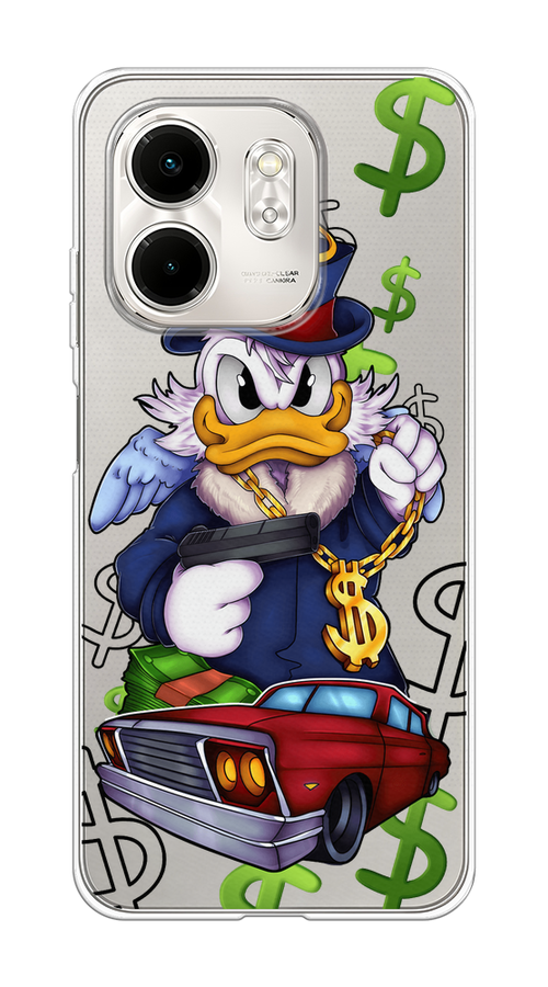 

Чехол на Infinix Smart 9/Hot 50i Scrooge McDuck with a Gold Chain, Красный;синий;белый, 3106750-1