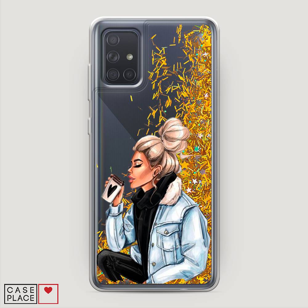 

Чехол Awog на Samsung Galaxy A71 4G "Cute girl", Разноцветный, 29090-1