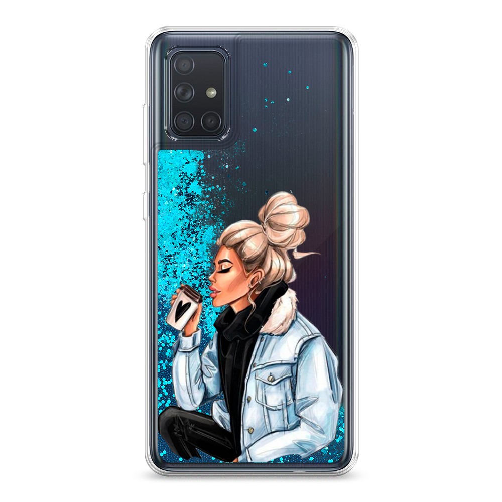 

Чехол Awog на Samsung Galaxy A71 4G "Cute girl", Разноцветный, 29093-1