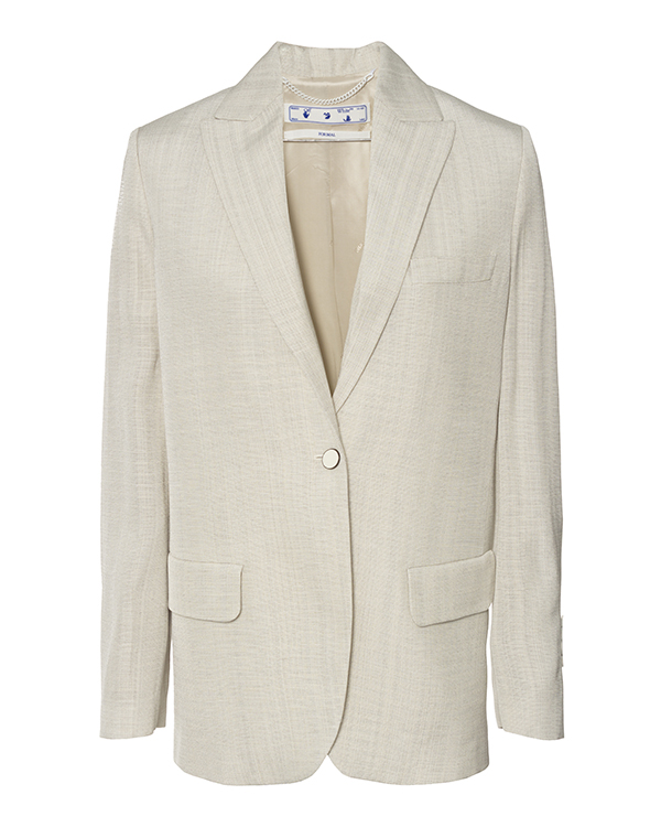 

Жакет женский OFF-WHITE OWEF064R21FAB0010500 бежевый 42 IT, OWEF064R21FAB0010500