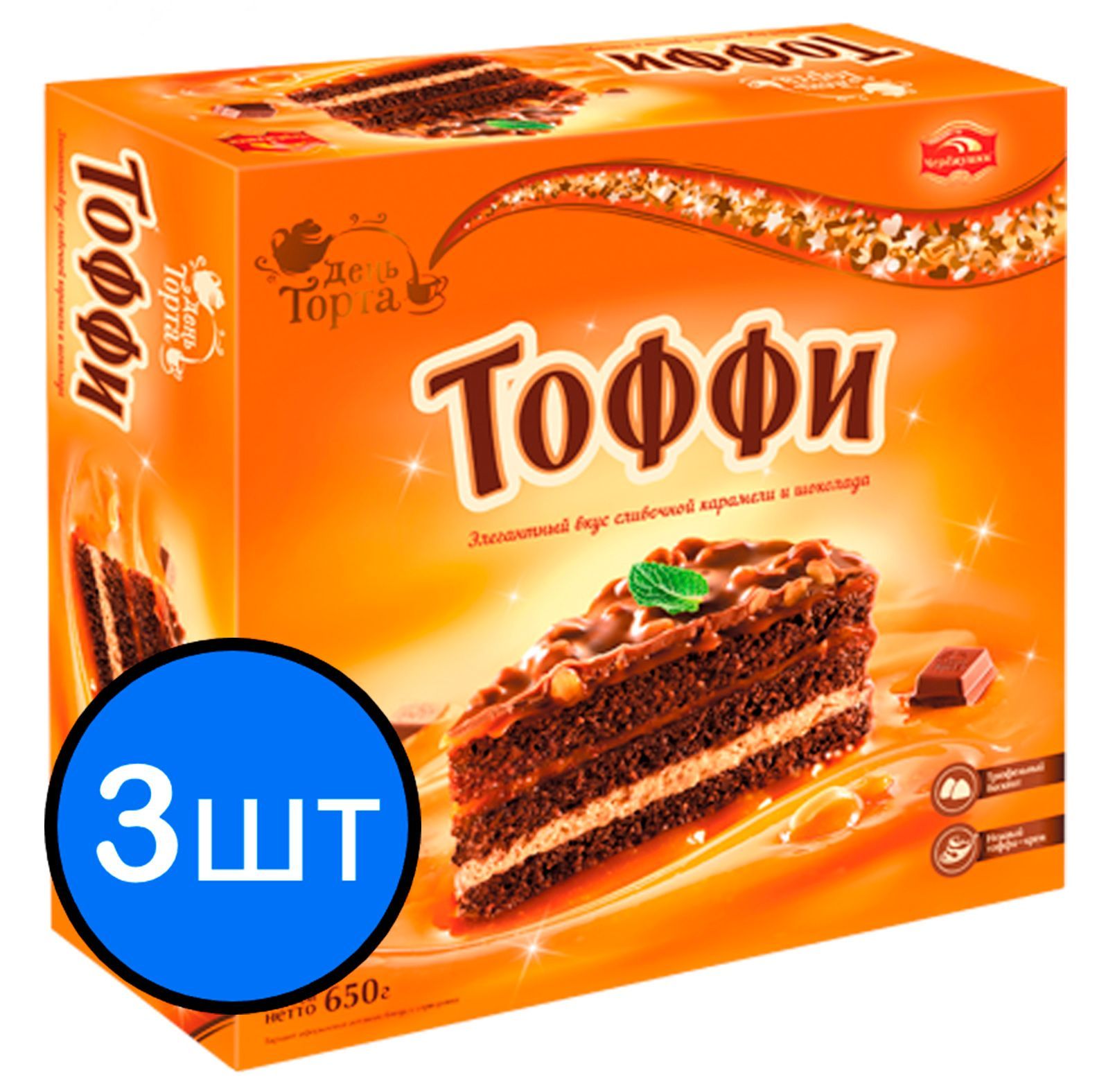 

Торт "Тоффи" 650г х 3шт