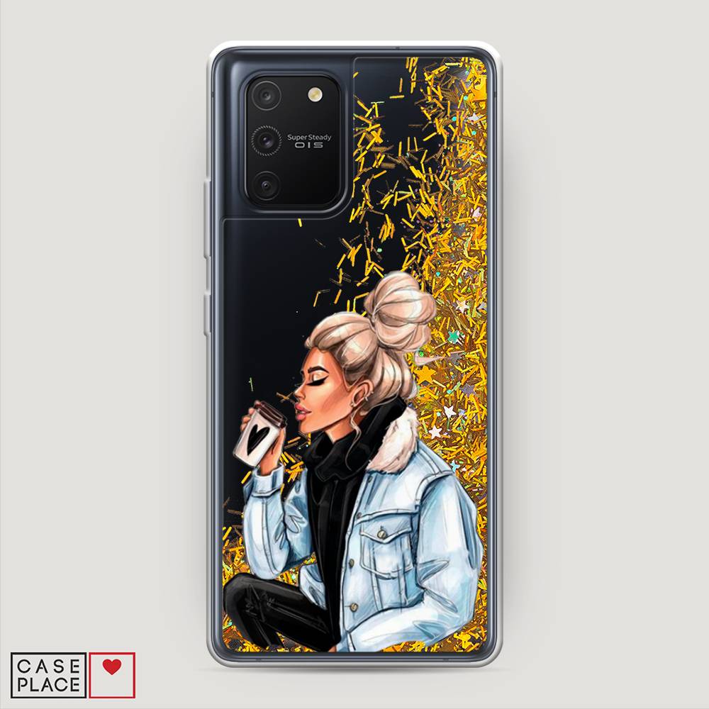 

Чехол Awog на Samsung Galaxy A91/S10 Lite "Cute girl", Разноцветный, 29990-1