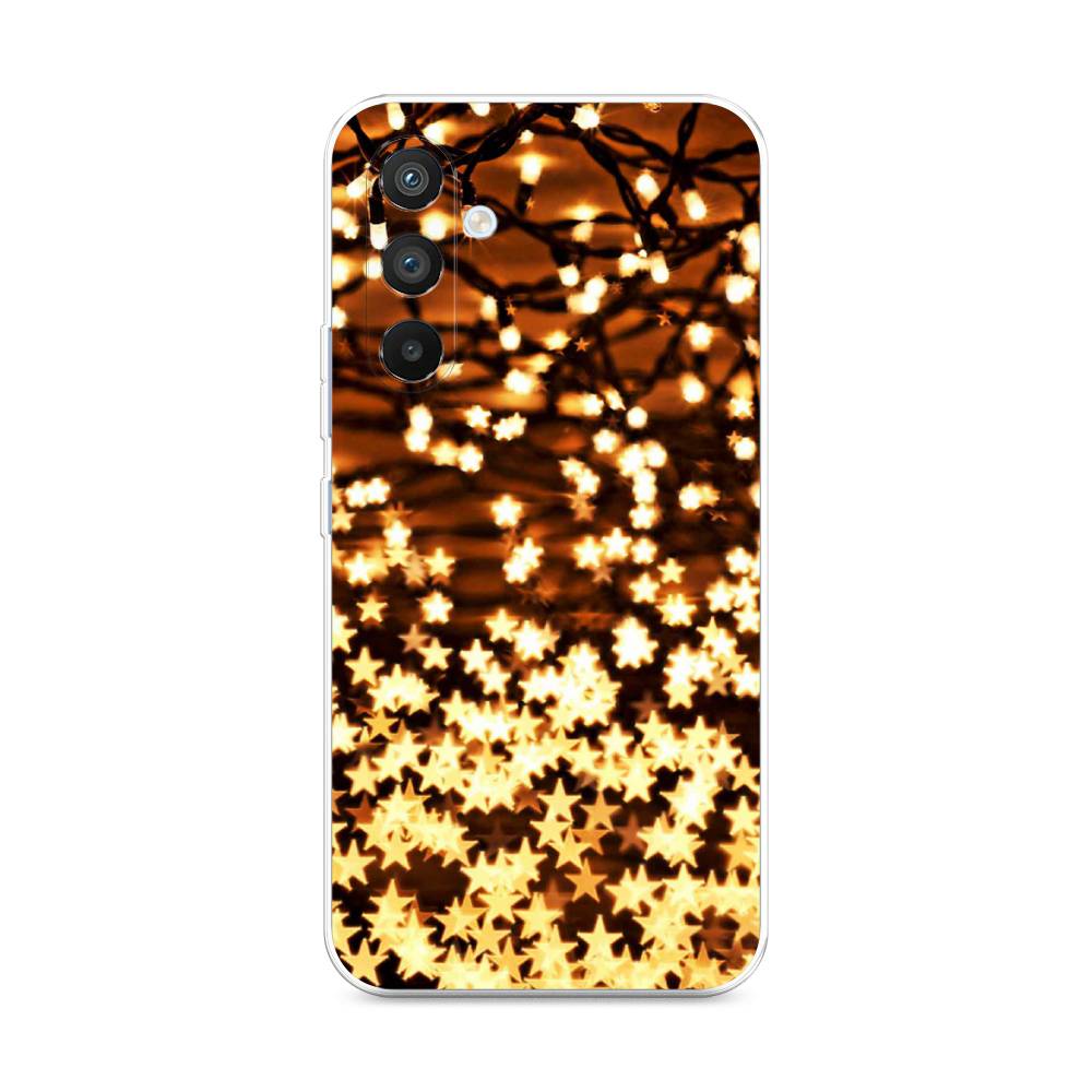 

Чехол на Samsung Galaxy A54 5G Новогодняя гирлянда, Золотистый, 2107750-5