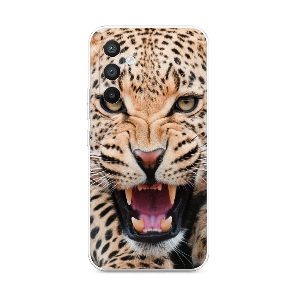 

Чехол на Samsung Galaxy A54 5G "Леопард 3d", Бежевый;черный, 2107750-6