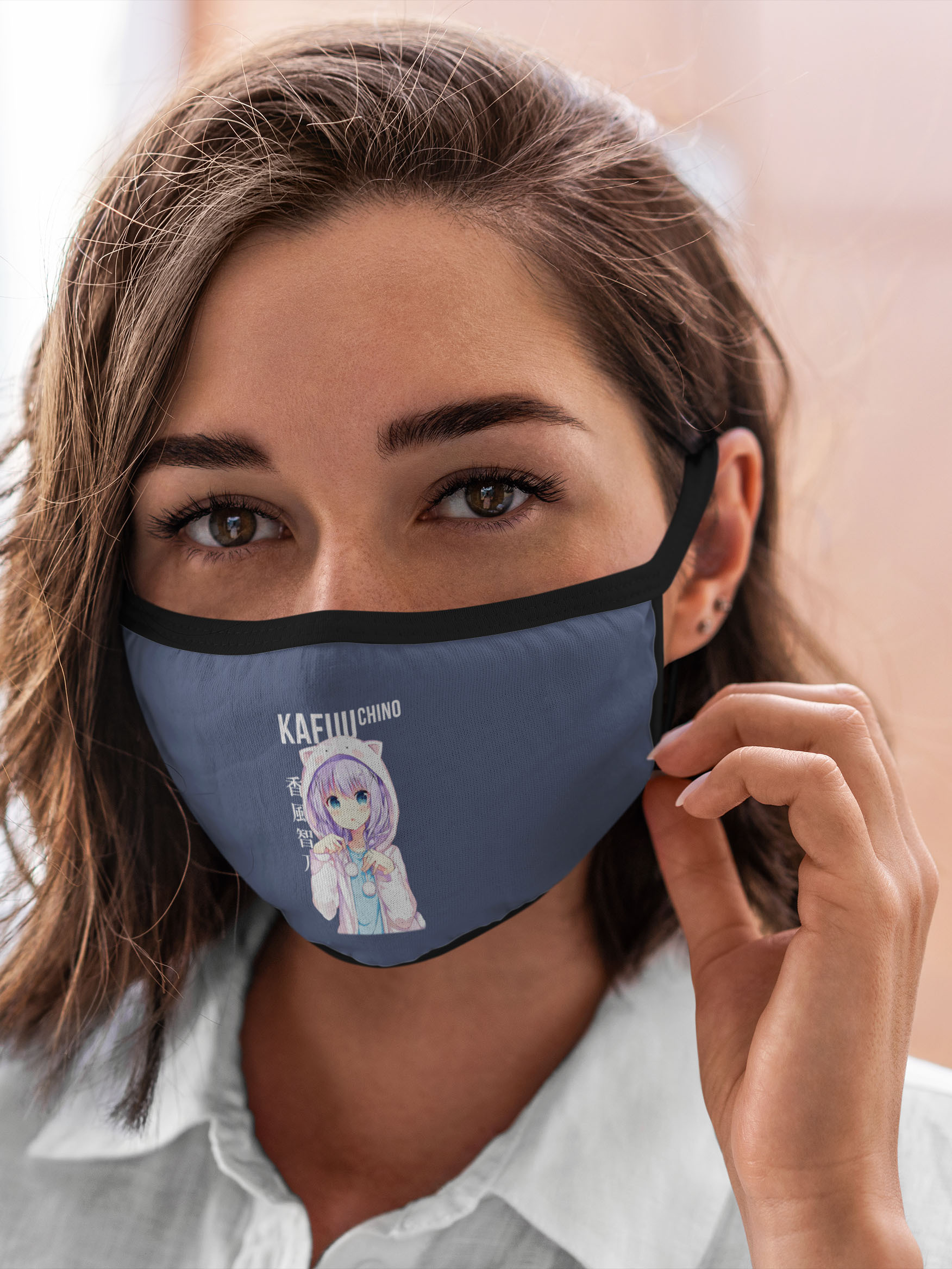 

Многоразовая маска унисекс Burnettie Чино Кафу Chino Kafuu, Разноцветный, Чино Кафу Chino Kafuu