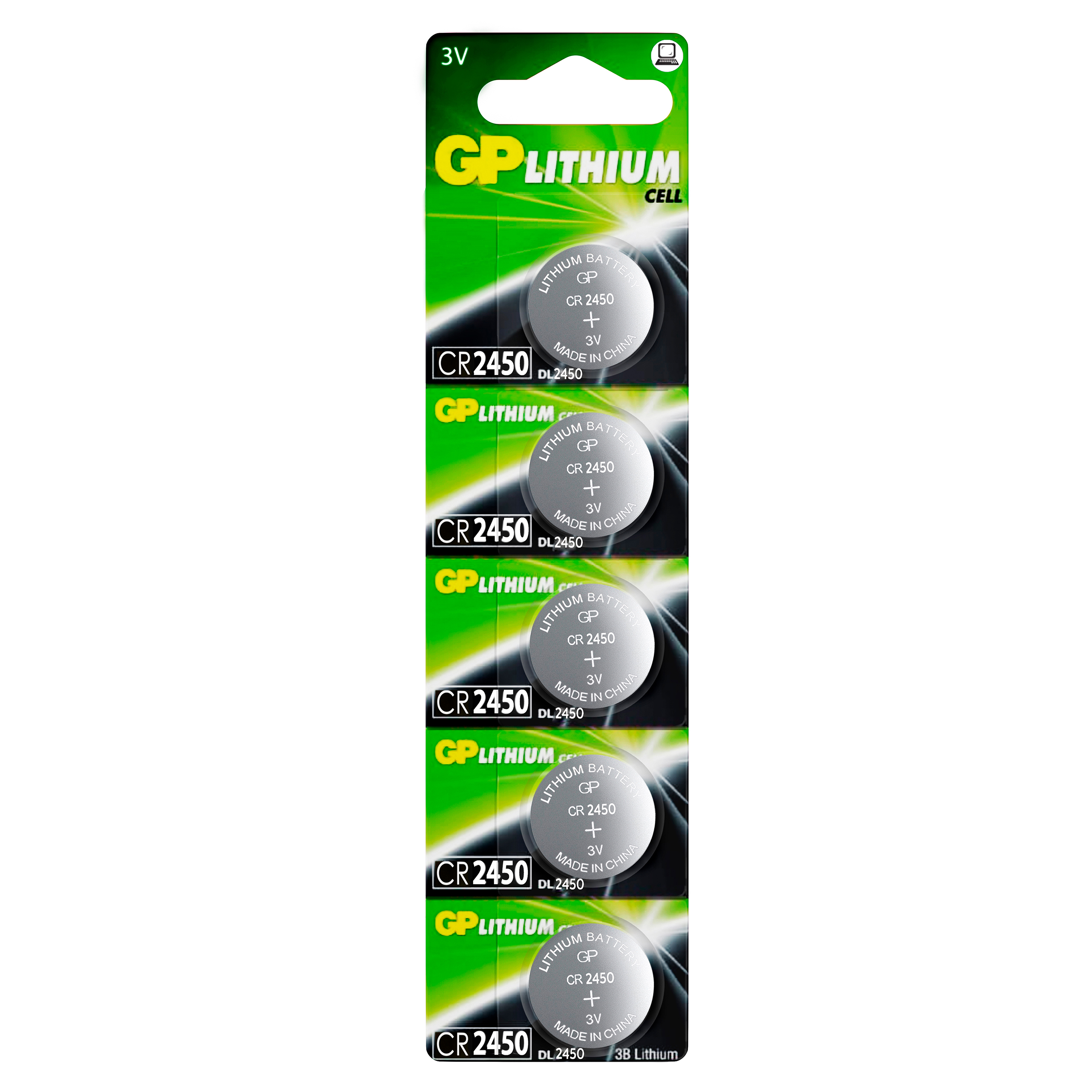 

Батарейка GP Batteries CR-BC5 CR2450 5 шт, GP-4