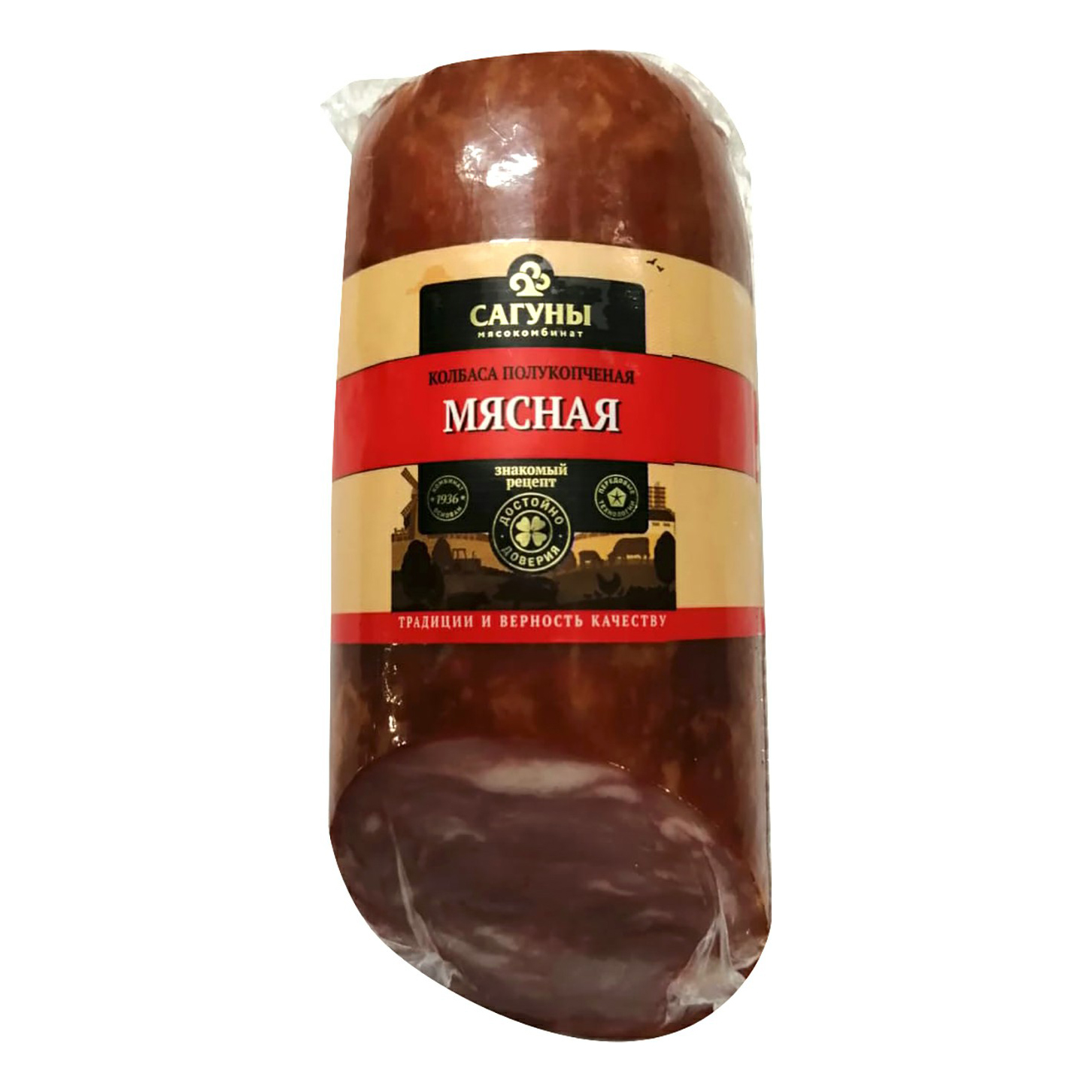 

Колбаса полукопченая Сагуны мясная 400 г