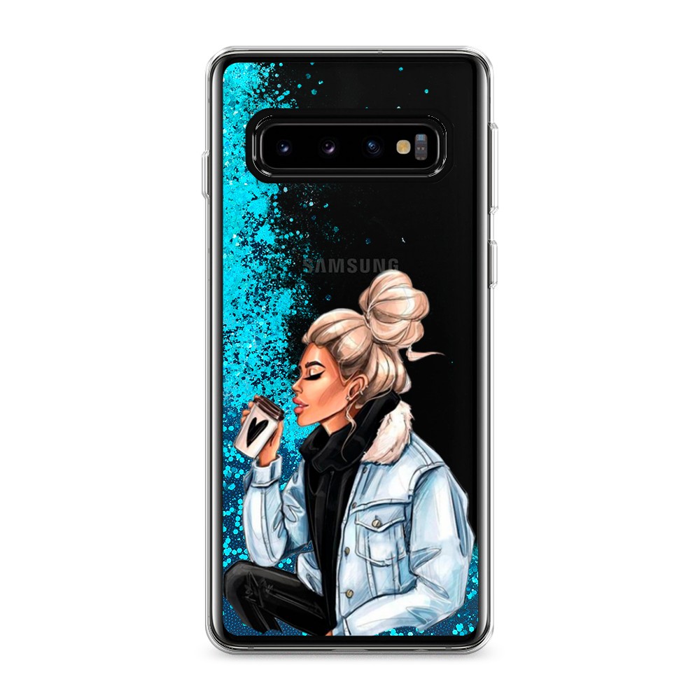 

Чехол Awog на Samsung Galaxy S10 "Cute girl", Разноцветный, 27093-1