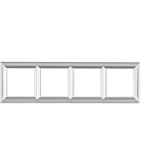 

Рамка JUNG EcoProfi DECO Алюминий Рамка 4-ая