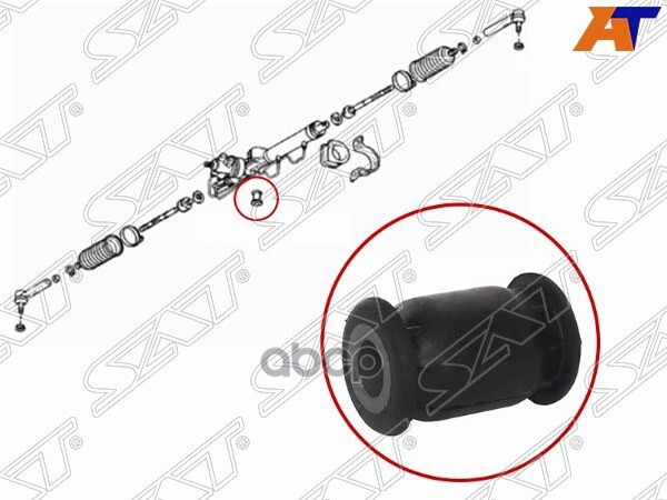 

Сайлентблок Рулевой Рейки Chery Tiggo T11/Vortex Tingo 06-13 Sat арт. ST-T11-3401012B