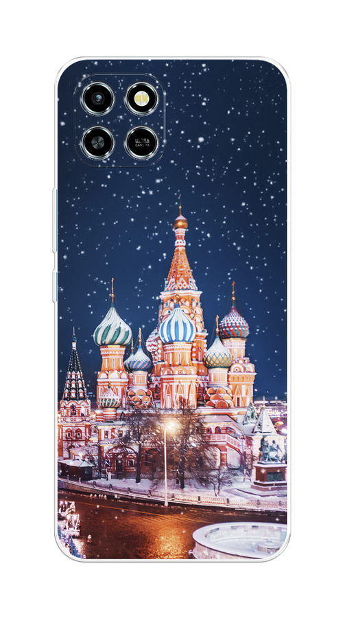 

Чехол на Infinix Smart 6 HD "Москва 1", Коричневый;синий;белый, 3101650-1