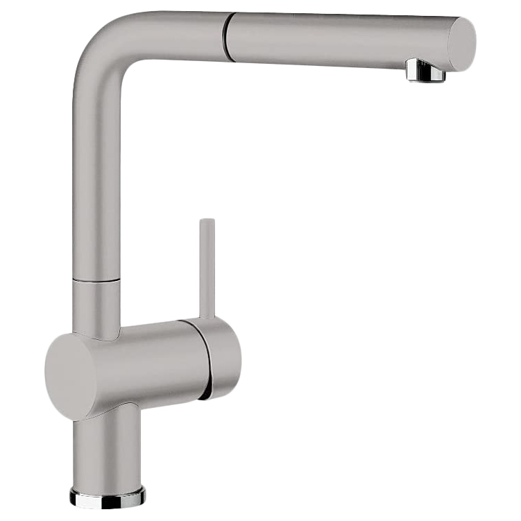 

Смеситель для кухонной мойки Blanco LINUS-S 516709 серый алюминий, LINUS-S