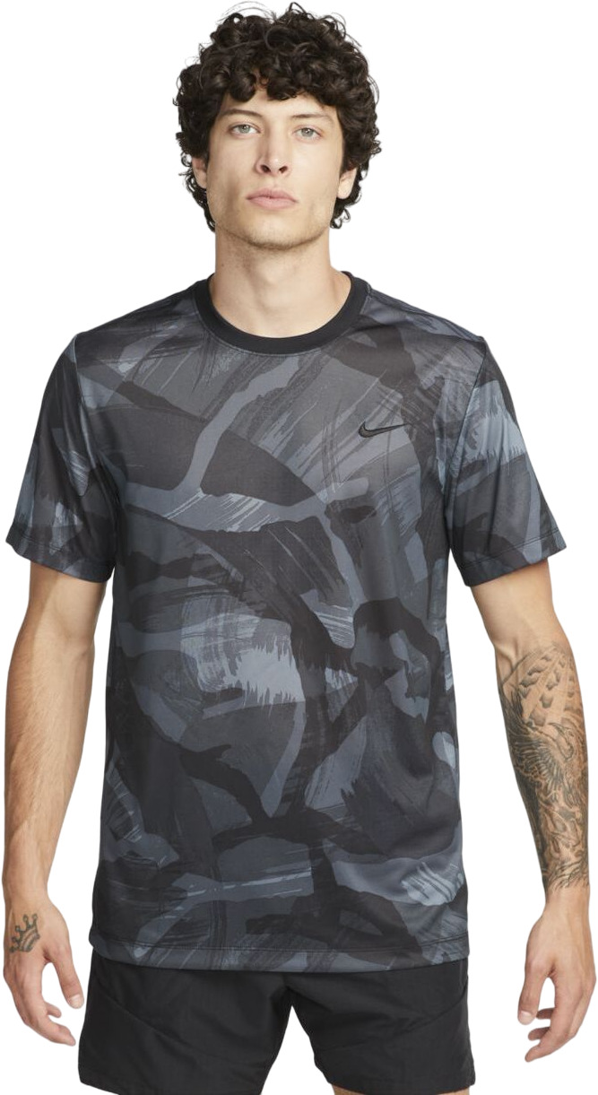 

Футболка мужская Nike M Dri-FIT Legend Patterned Fitness T-Shirt серая S, Серый, M Dri-FIT Legend Patterned Fitness T-Shirt