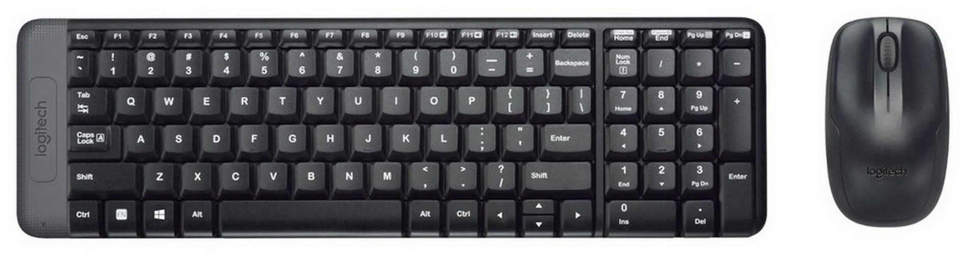 Комплект клавиатура и мышь Logitech Wireless Combo MK220