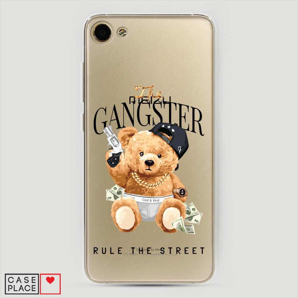 

Чехол на Meizu U10 "The Gangster", Бежевый;серый;черный, 71250-6