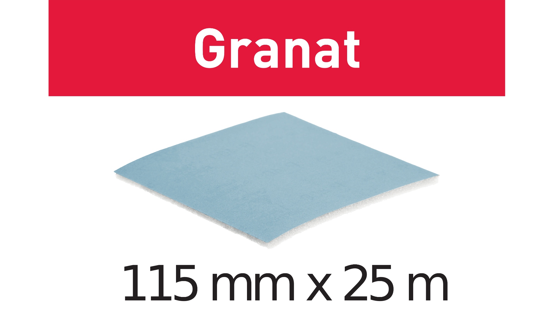 Шлифовальная бумага на вспененной основе Festool Granat Soft P600, рулон 25 м