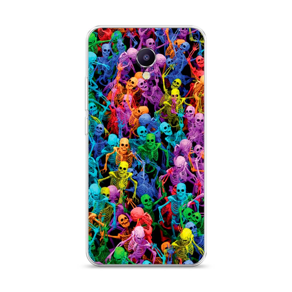 

Чехол на Meizu M5 Note "Вечеринка скелетов", Фиолетовый;желтый;оранжевый, 71650-6