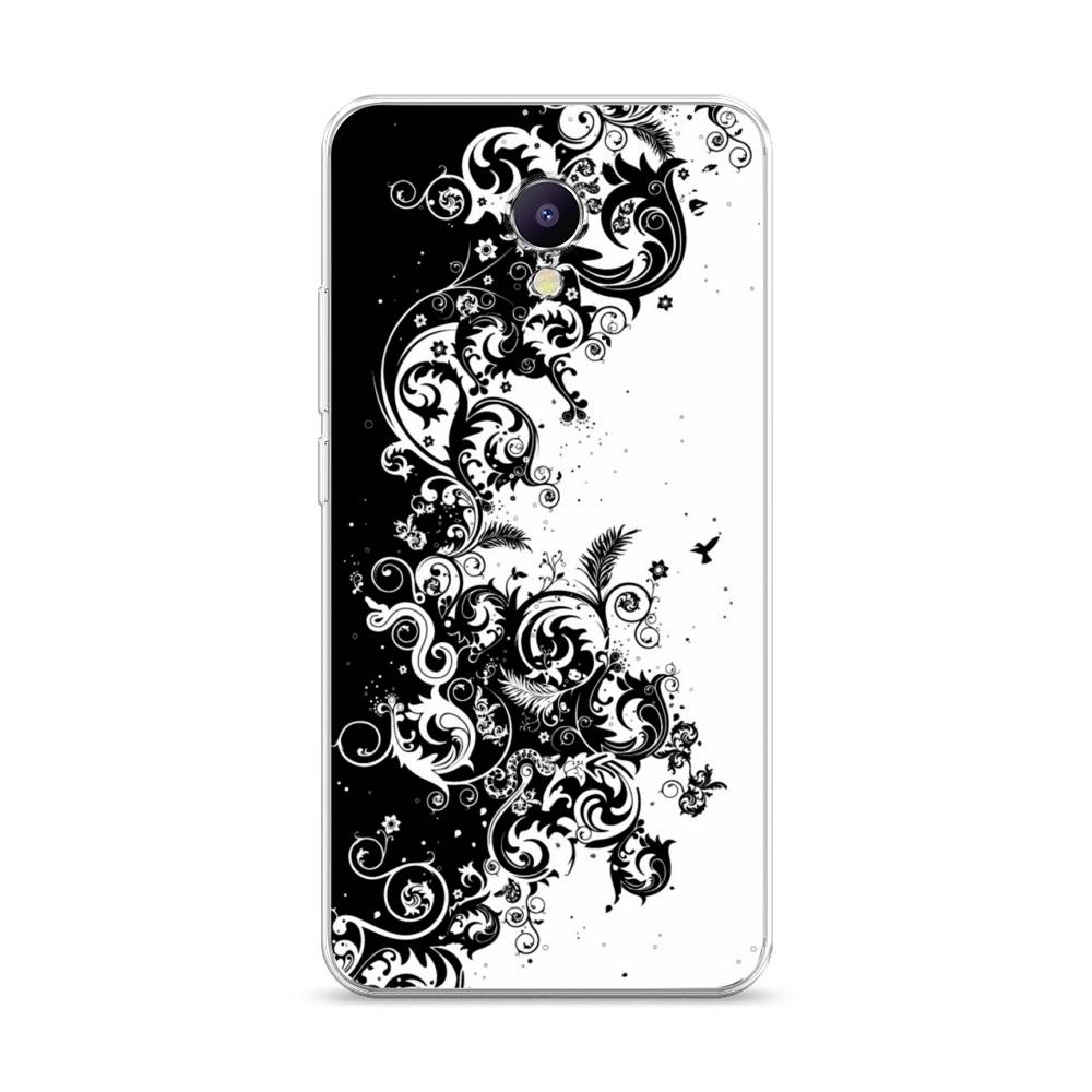

Чехол на Meizu M5 Note "Черно белый узор", Белый;черный;серый, 71650-3