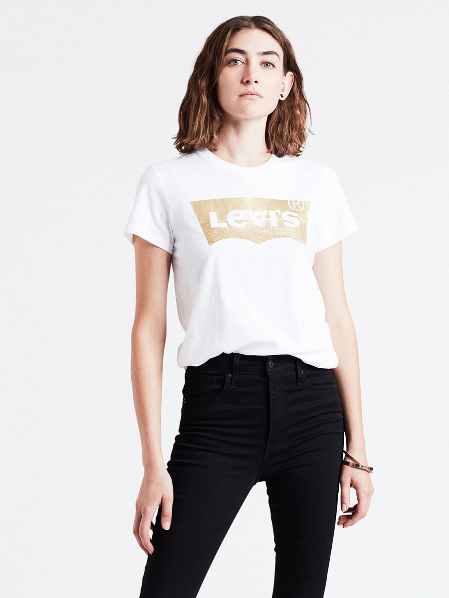 

Футболка женская Levi's 17369-0453 белая S, 17369-0453