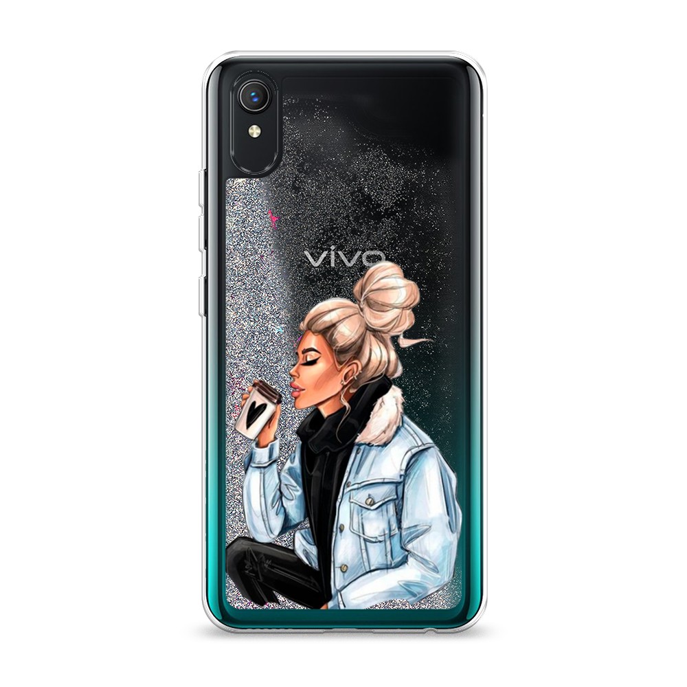 

Чехол Awog на Vivo Y91c/Y1s "Cute girl", Разноцветный, 263291-1
