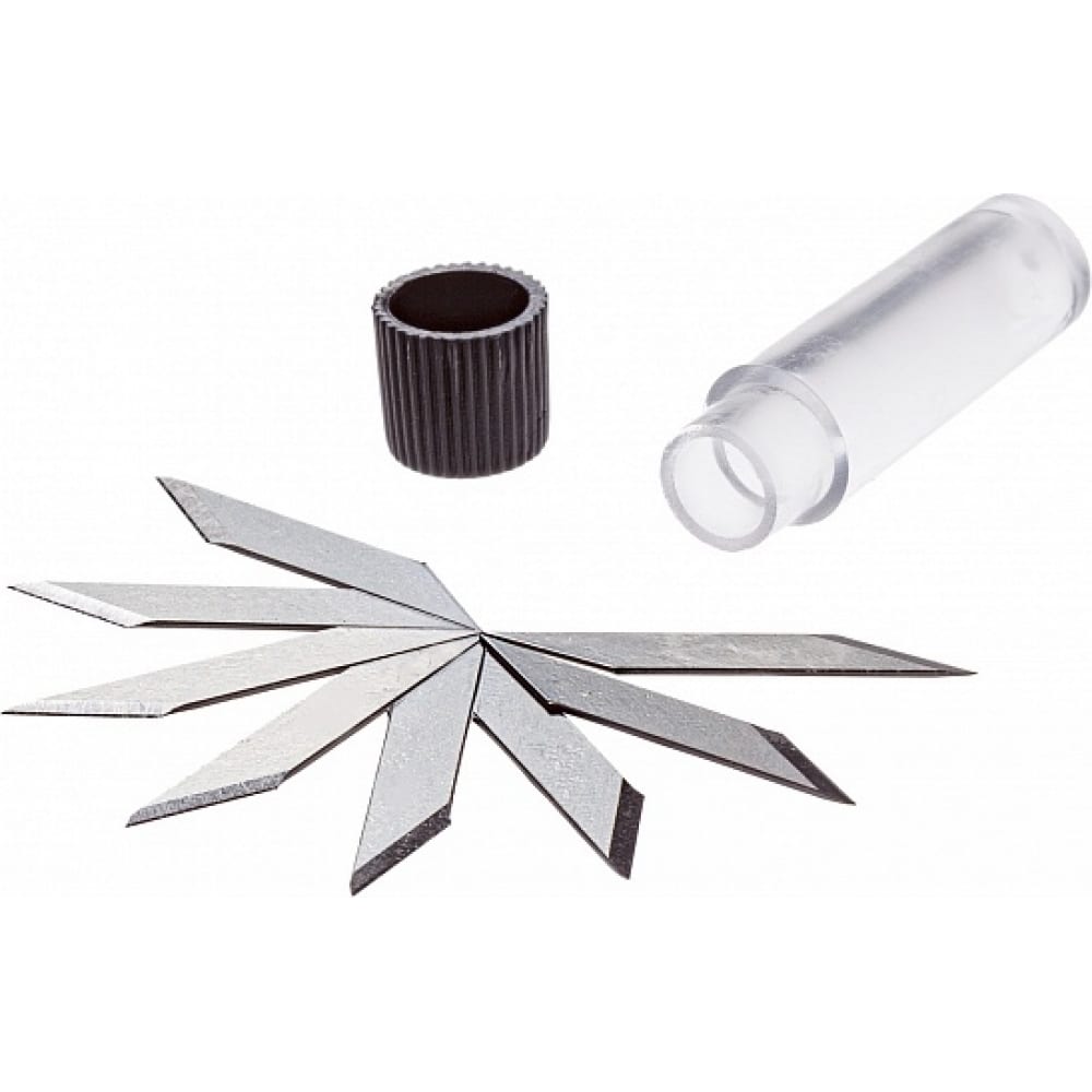 Канцелярский нож-скальпель Hatber прецизионный, 24x4мм, противоскользящий 065363 канцелярский нож hatber