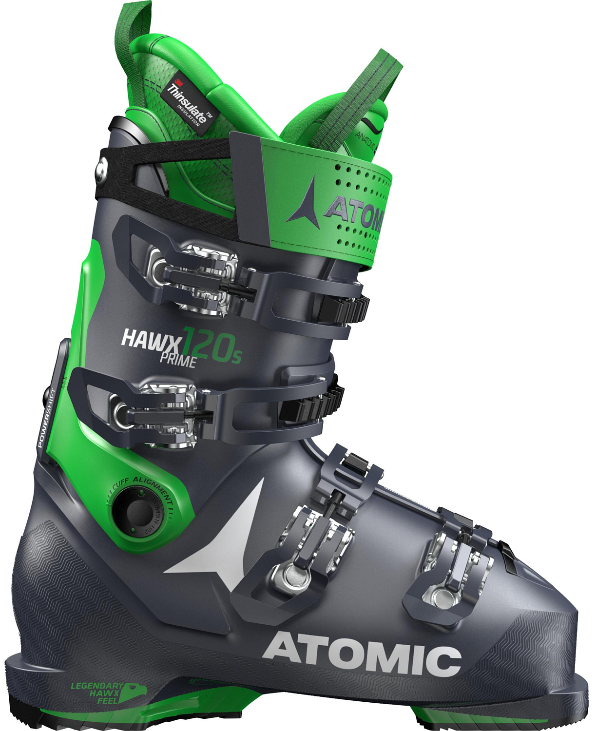 фото Горнолыжные ботинки atomic hawx prime 120 s 2020 blue/green, 32 см