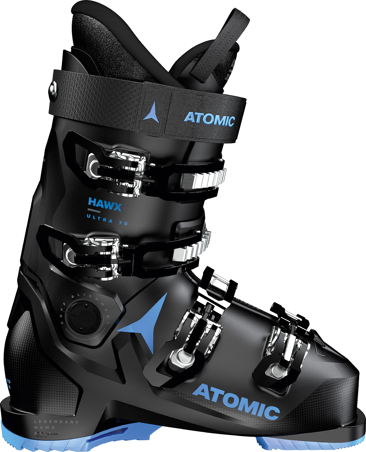 фото Горнолыжные ботинки atomic hawx ultra 70 2022 black/blue, 23 см