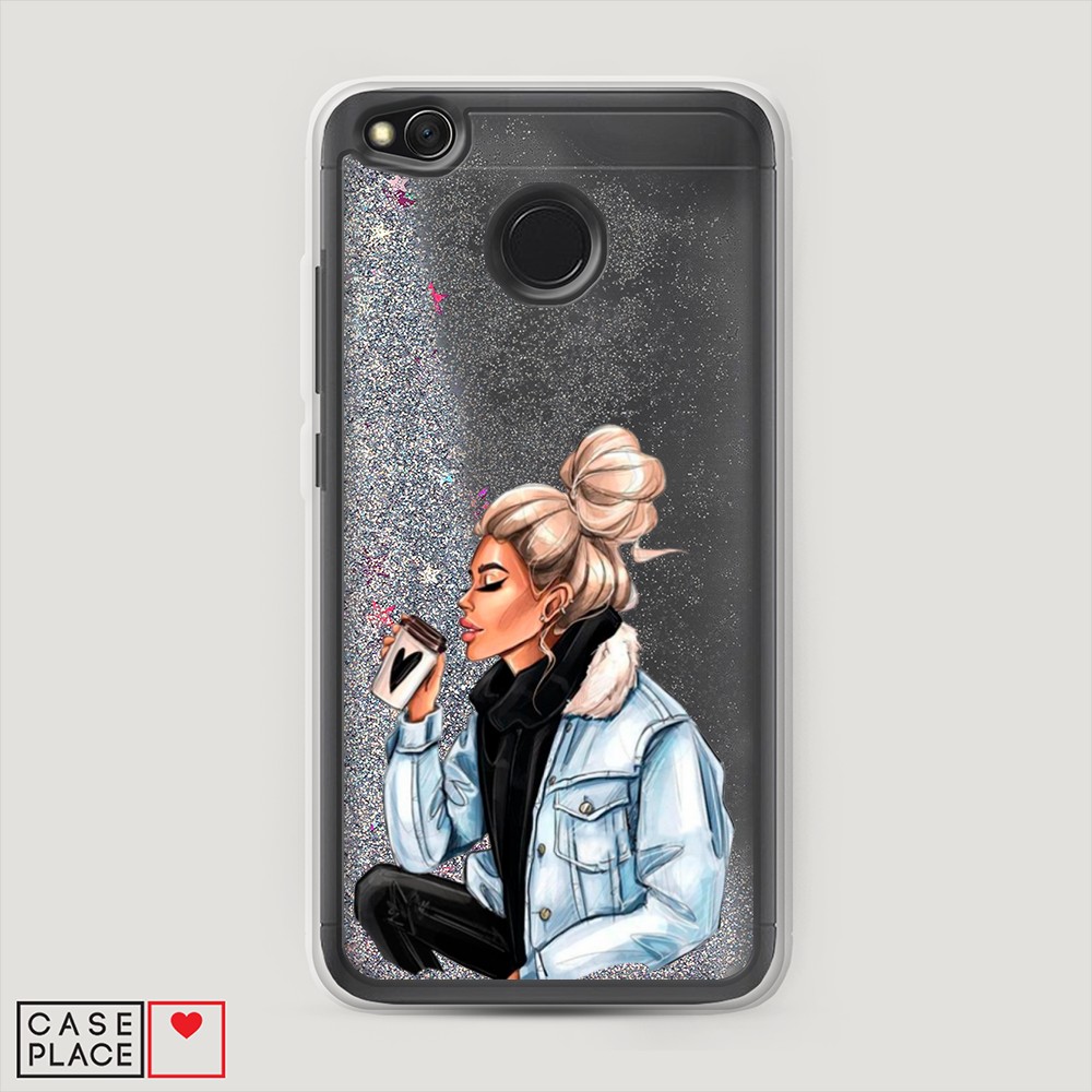 

Чехол Awog на Xiaomi Redmi 4X "Cute girl", Разноцветный, 31491-1