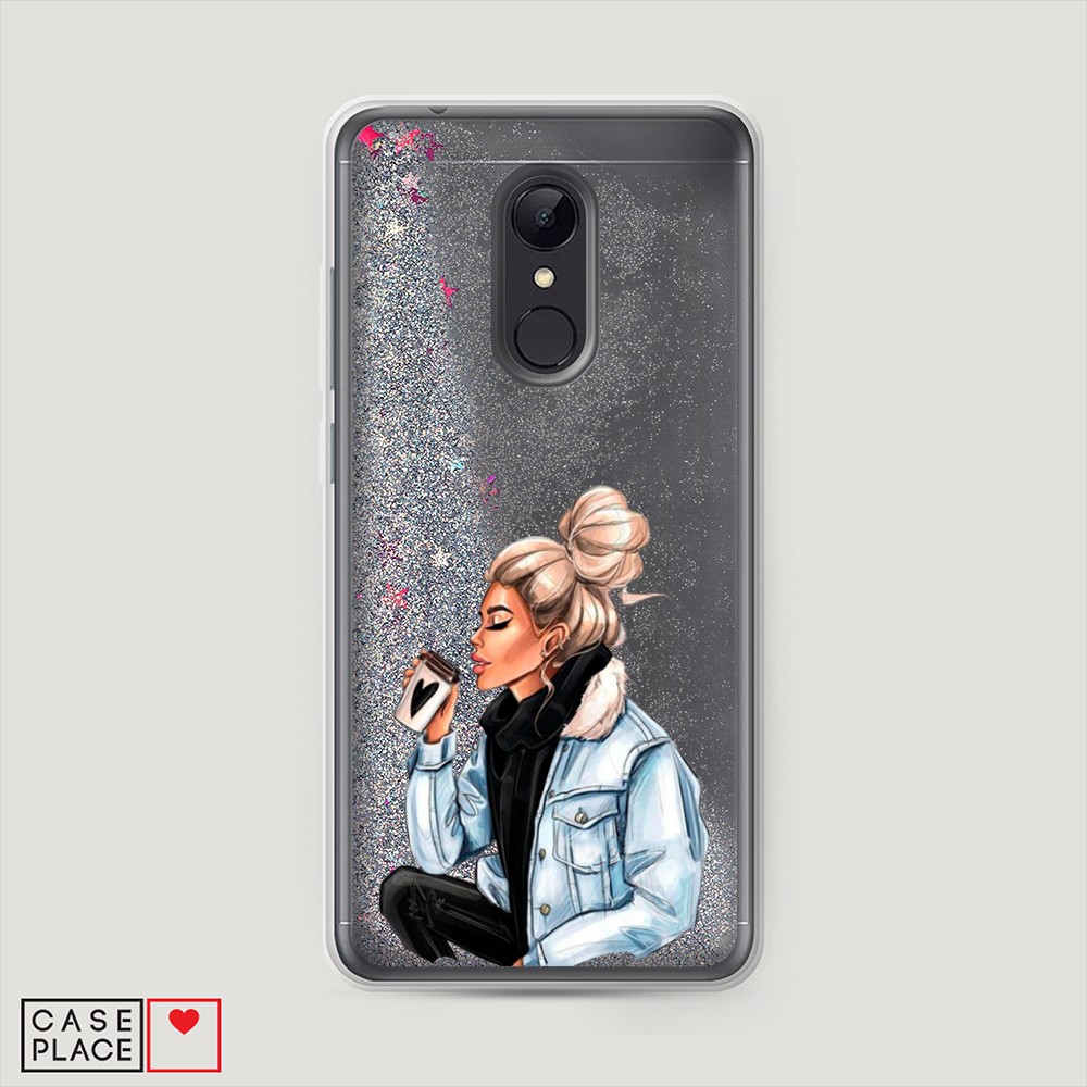 

Чехол Awog на Xiaomi Redmi 5 "Cute girl", Разноцветный, 33091-1