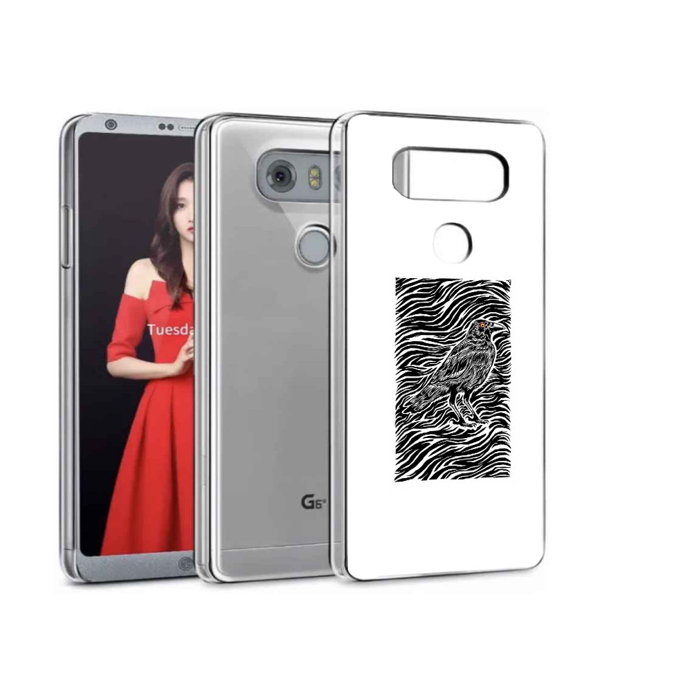 

Чехол MyPads Tocco для LG G5 ворон в абстракции, Прозрачный, Tocco