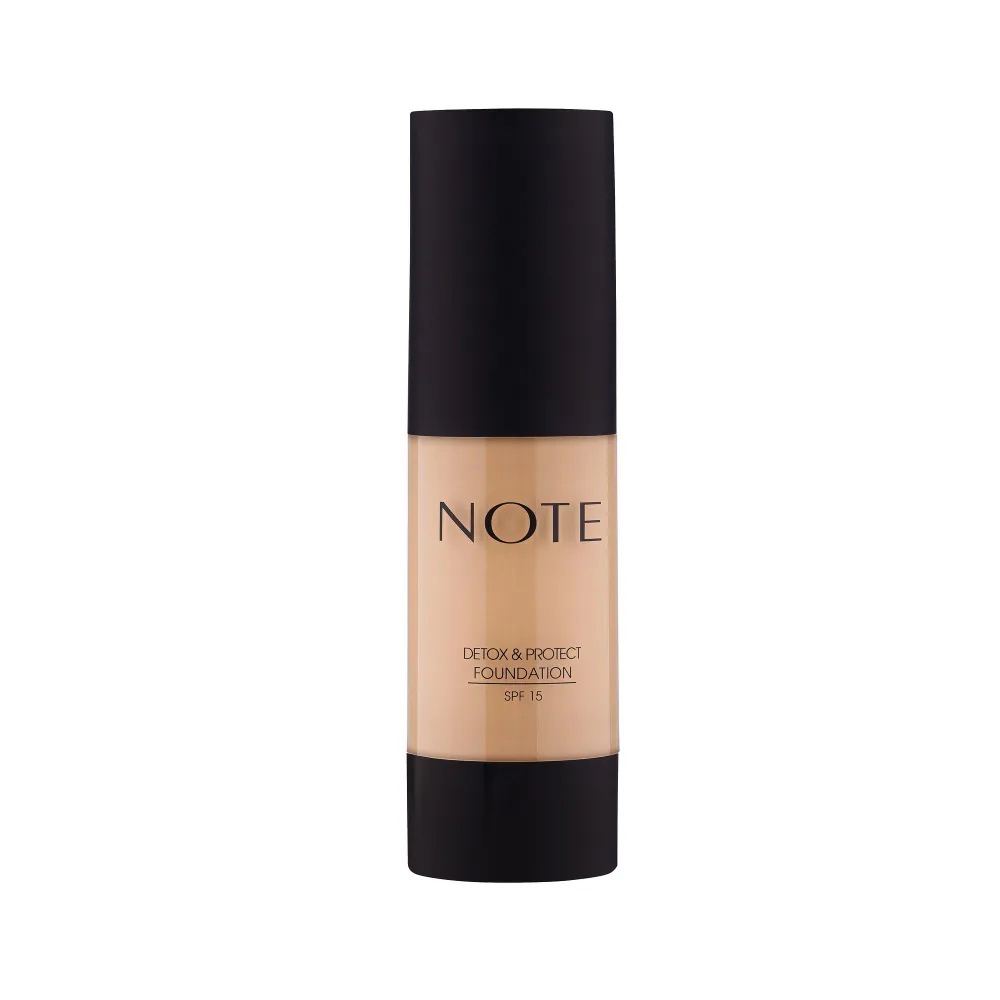 Тональный крем Note Detox and Protect Foundation тон 128 SPF 15 30 мл