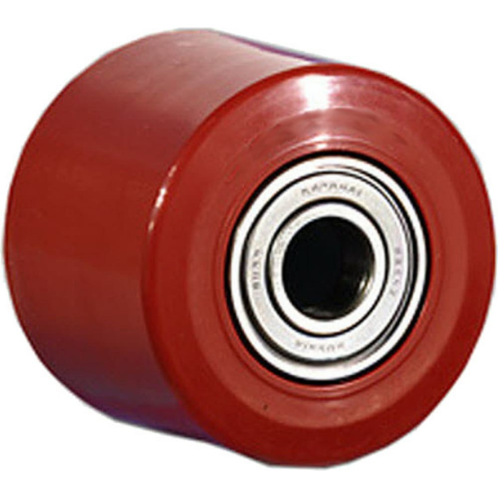 фото Mfk-torg колесо красное б/г полиуретан без кронштейна малое для рохли 80 50мм 104080 10408