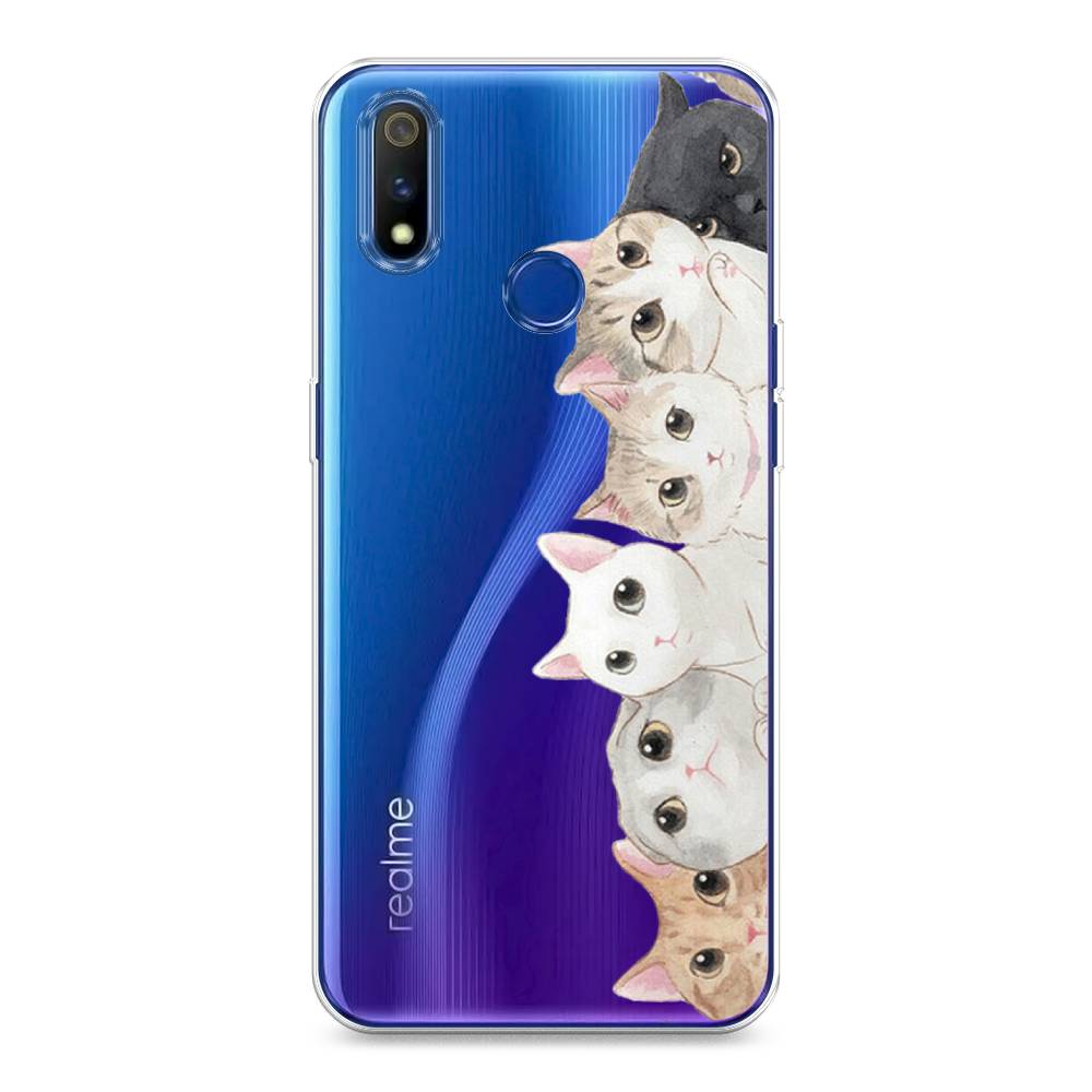 

Чехол Awog "Котики" для Realme 3 Pro