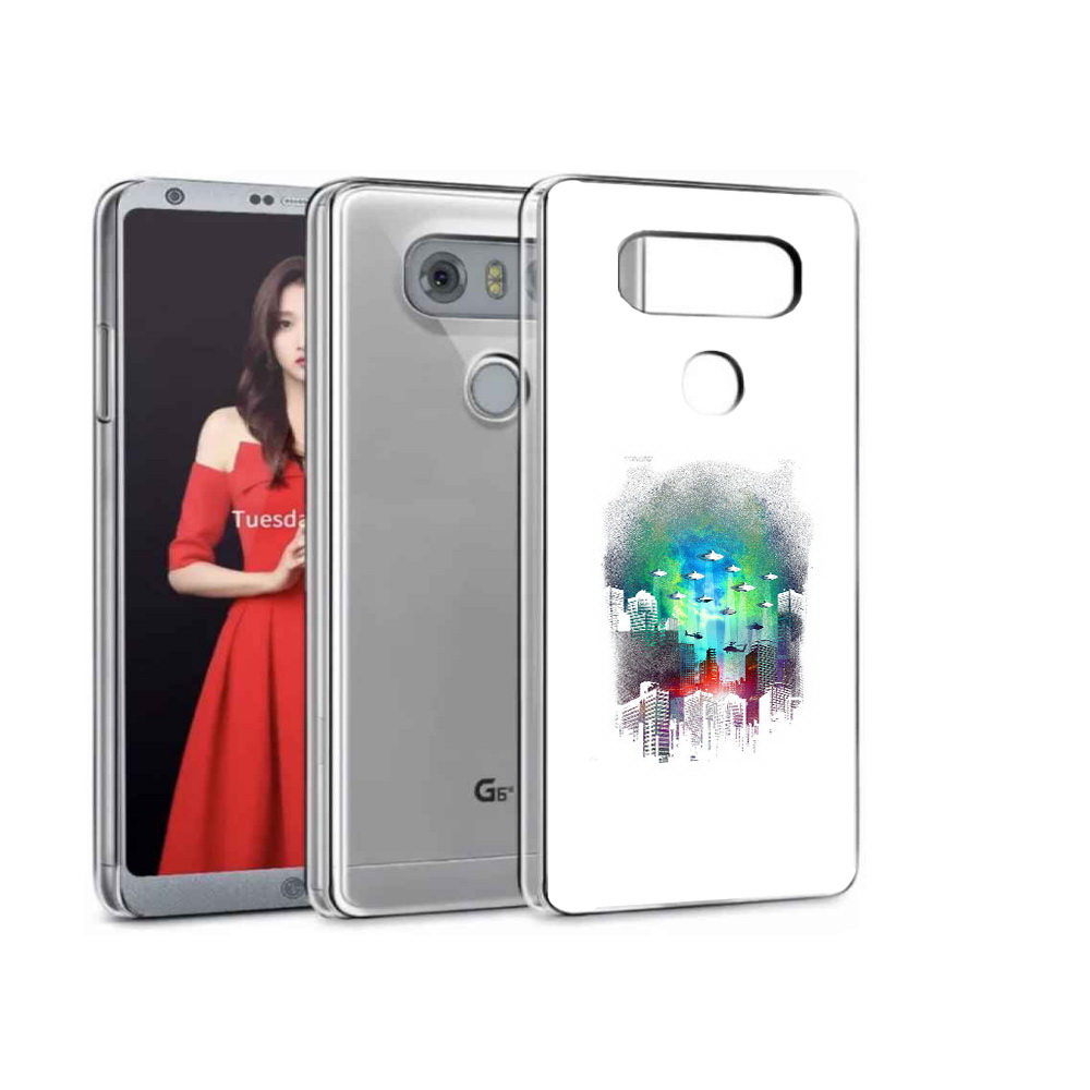 

Чехол MyPads Tocco для LG G5 город в свечении, Прозрачный, Tocco