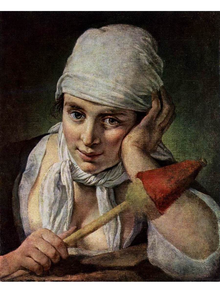 

Постер DRABS A3 Пьетро Ротари Young Girl with Distaff