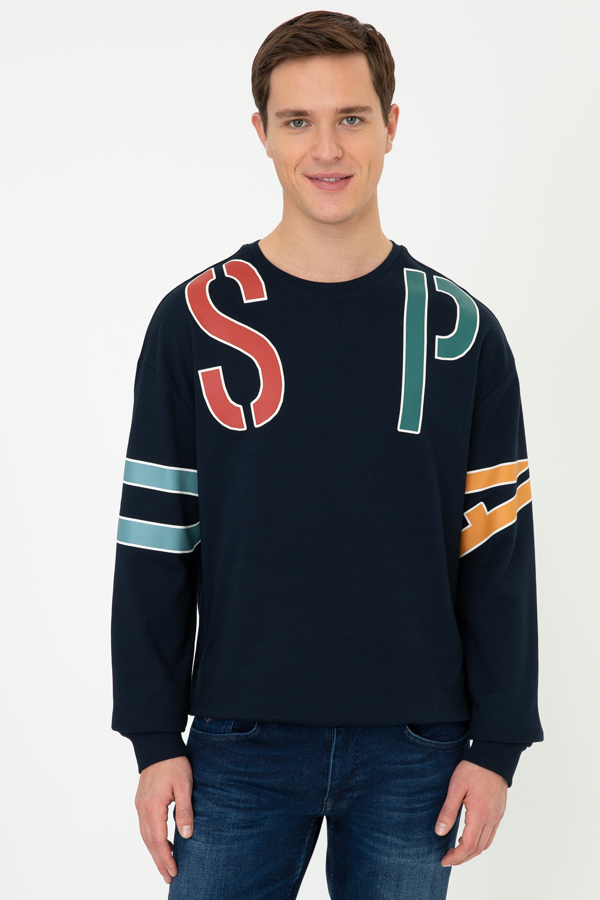 

Свитшот мужской U.S. POLO Assn. G081SZ0820LIL синий M, G081SZ0820LIL