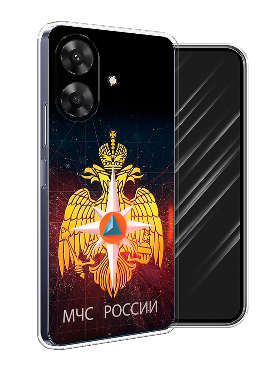 

Чехол Awog на Realme Note 60 "МЧС России", Черный;желтый;красный, 2518550-1