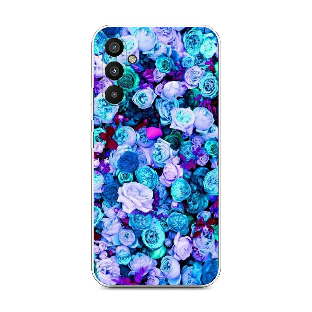 

Чехол на Samsung Galaxy A34 5G "Цветочный ковер", Фиолетовый, 2107850-2