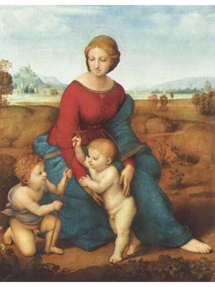 

Постер DRABS A3 Рафаэль Санти Мадонна в зелени. Мария с младенцем и Иоанном Крестителем