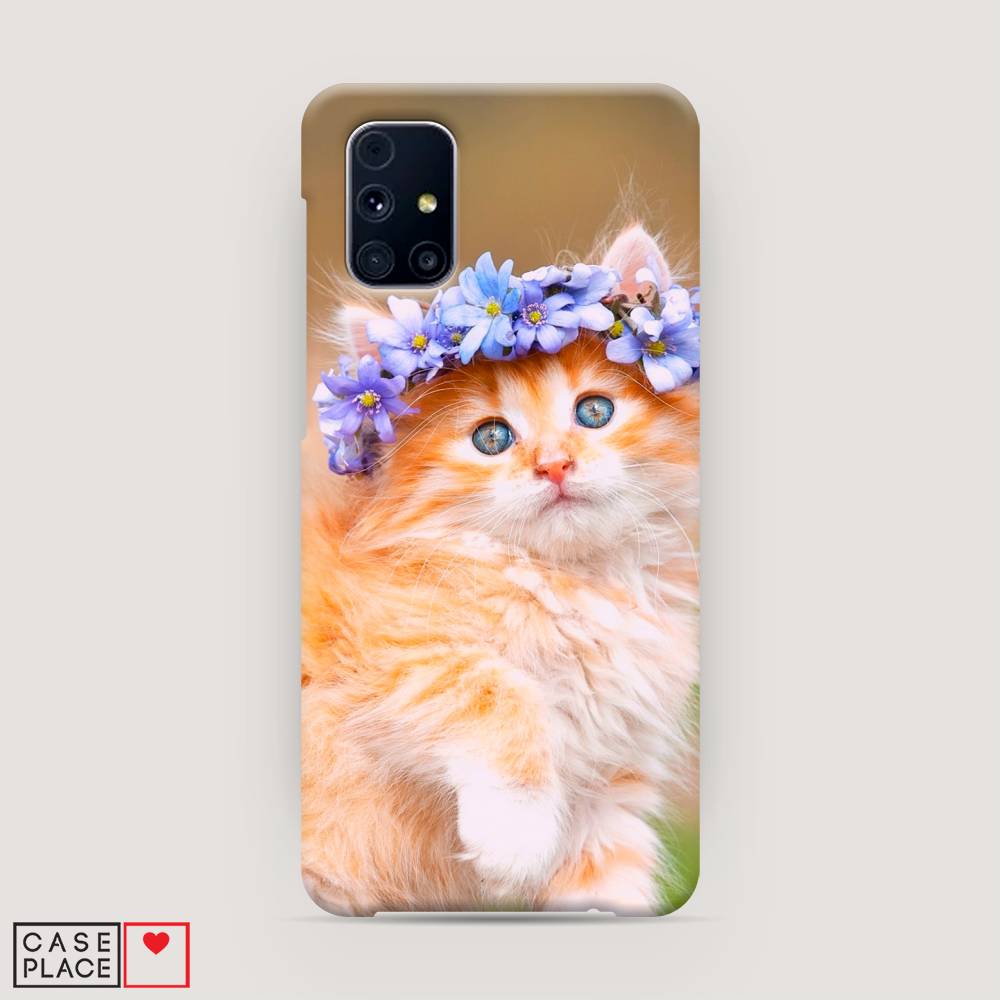

Чехол Awog "Рыжий кот в венке" для Samsung Galaxy M31s, 2101420-1