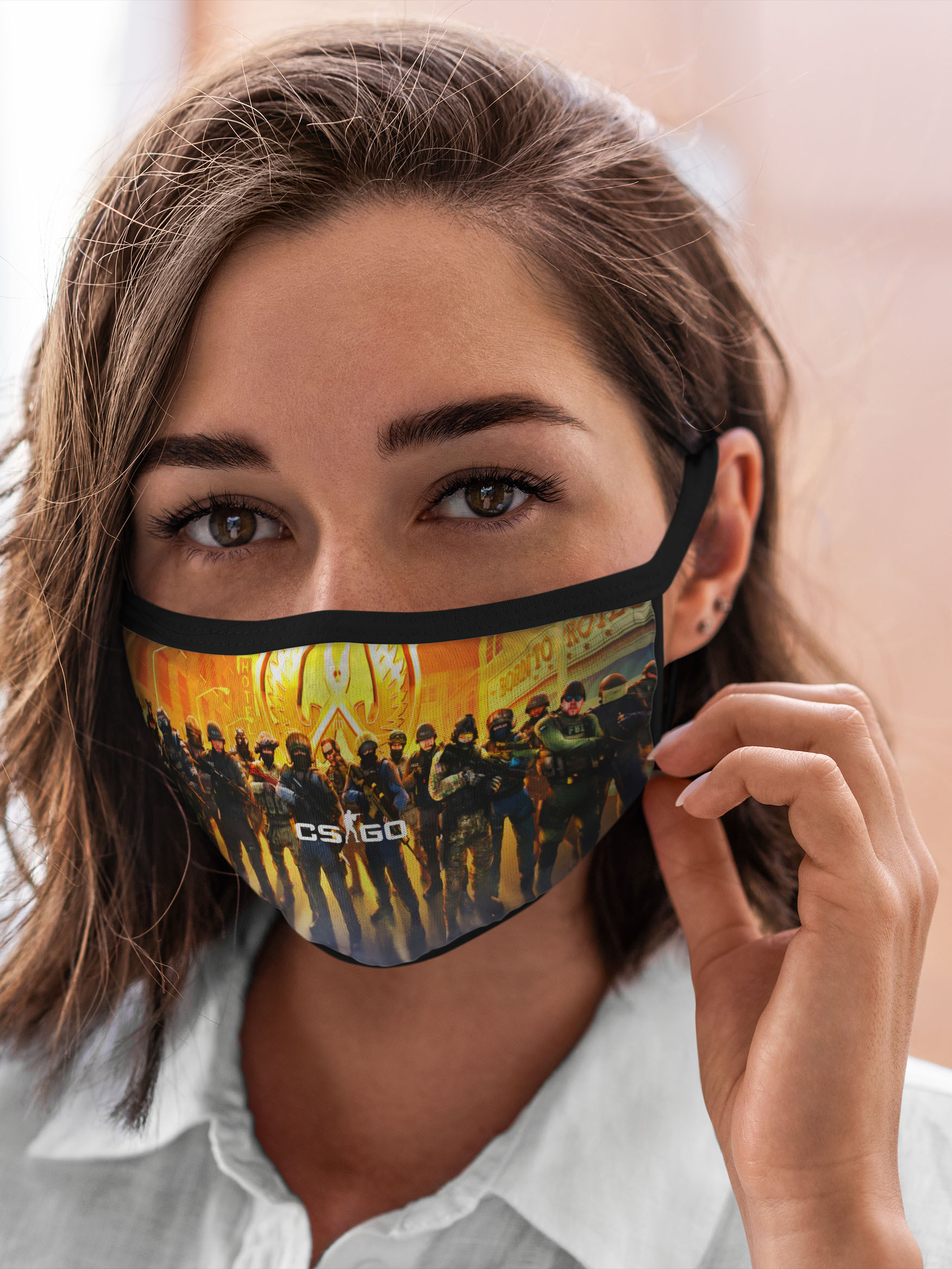 

Многоразовая маска унисекс Burnettie Counter Strike, Разноцветный, Counter Strike